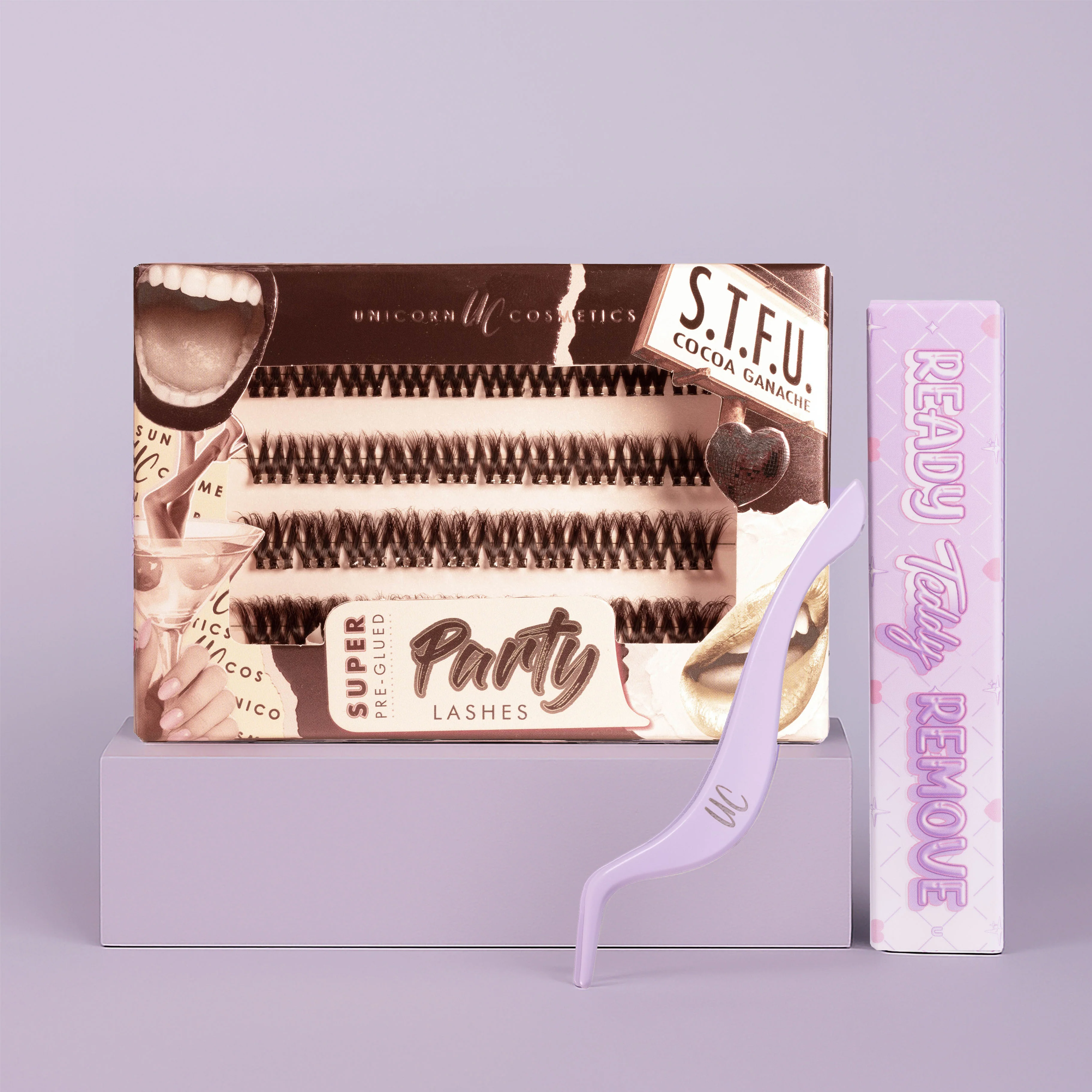 S.T.F.U. Cocoa Ganache Super Pre-Glued Lash Starter Kit
